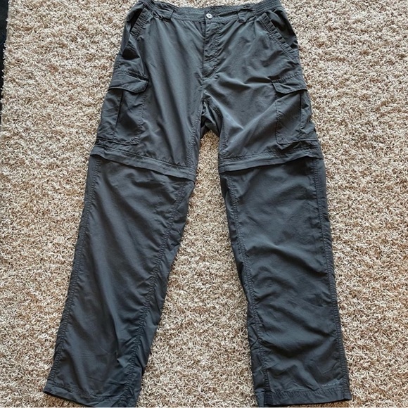 Pantalon Cargo Convertible BC Clothing Homme Taille XL/30 – Gris – Randonnée